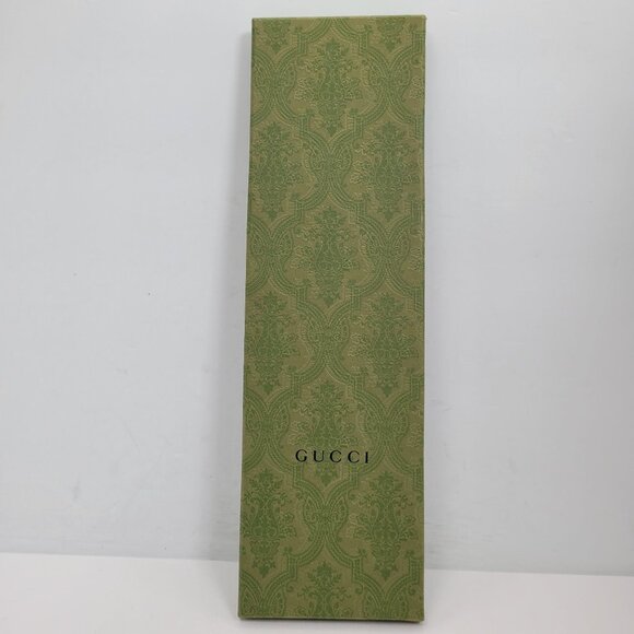 Gucci Men's Black Silk Tie Made in Italy NIB with Tags - Picture 1 of 9